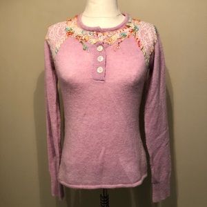 Free People Floral Sweater Size M